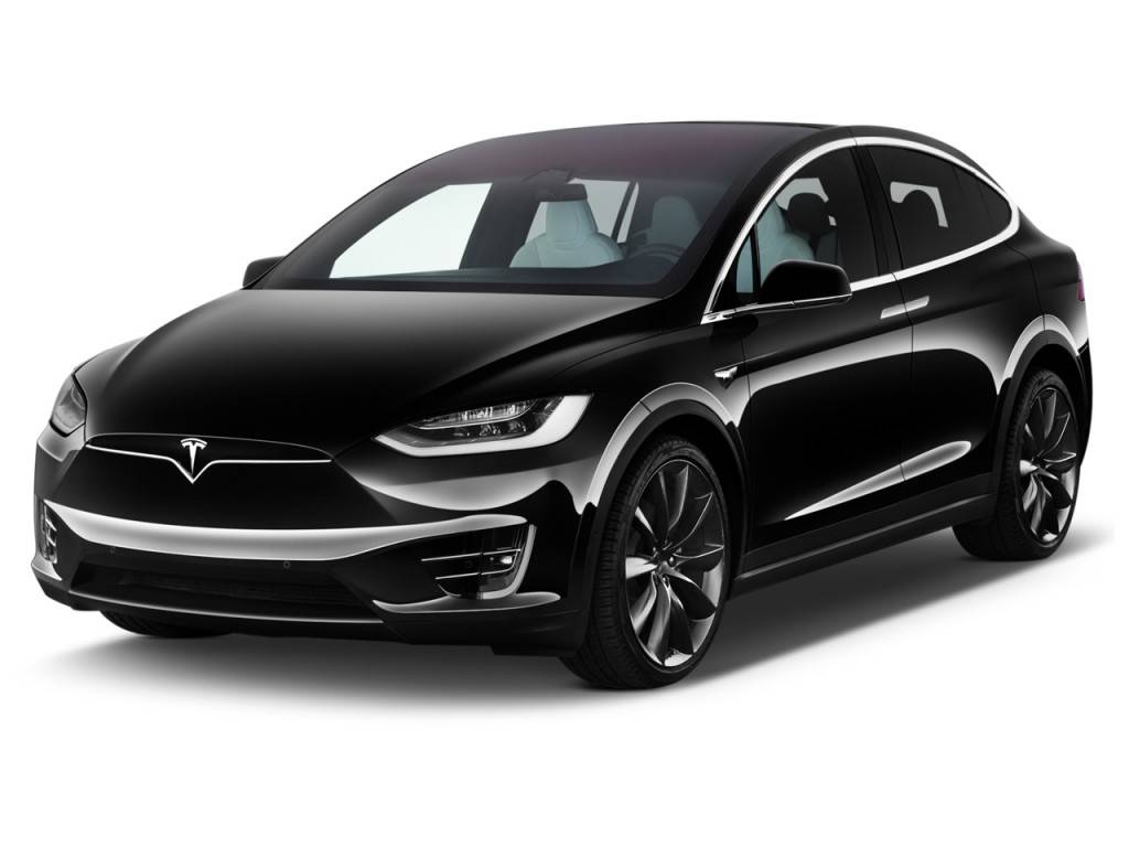 Tesla Model X, передний вид